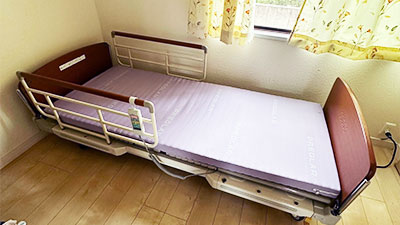 不要になった介護ベッド　改修　処分